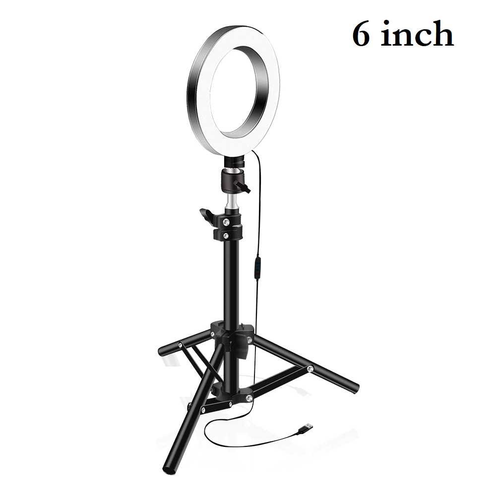 Lampa circulara cu trepied Selfie Ring Light cu LED