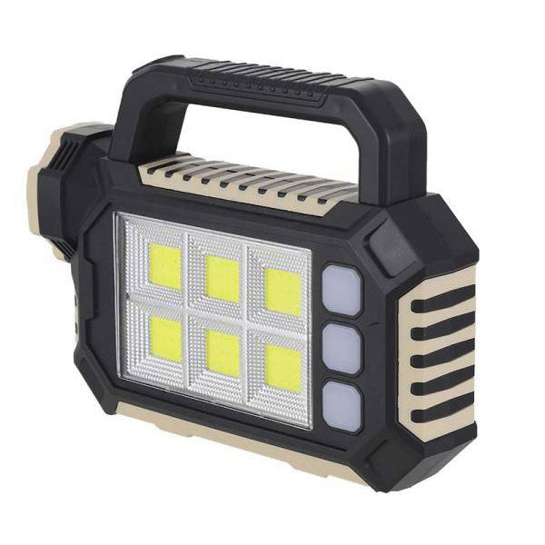 Lanterna cu lampa solara 6 LED COB, 1200 mAh, USB