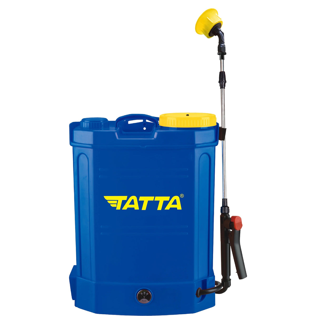 Pompa pentru stropit (vermorel) Tatta TP-1201A, cu acumulator, 12V 8Ah, incarcator 1 A, motor 3.6 lpm, rezervor tip rucsac, 12 l