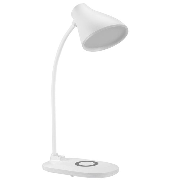 Lampa LED de birou cu functie de incarcare wireless pentru telefoane