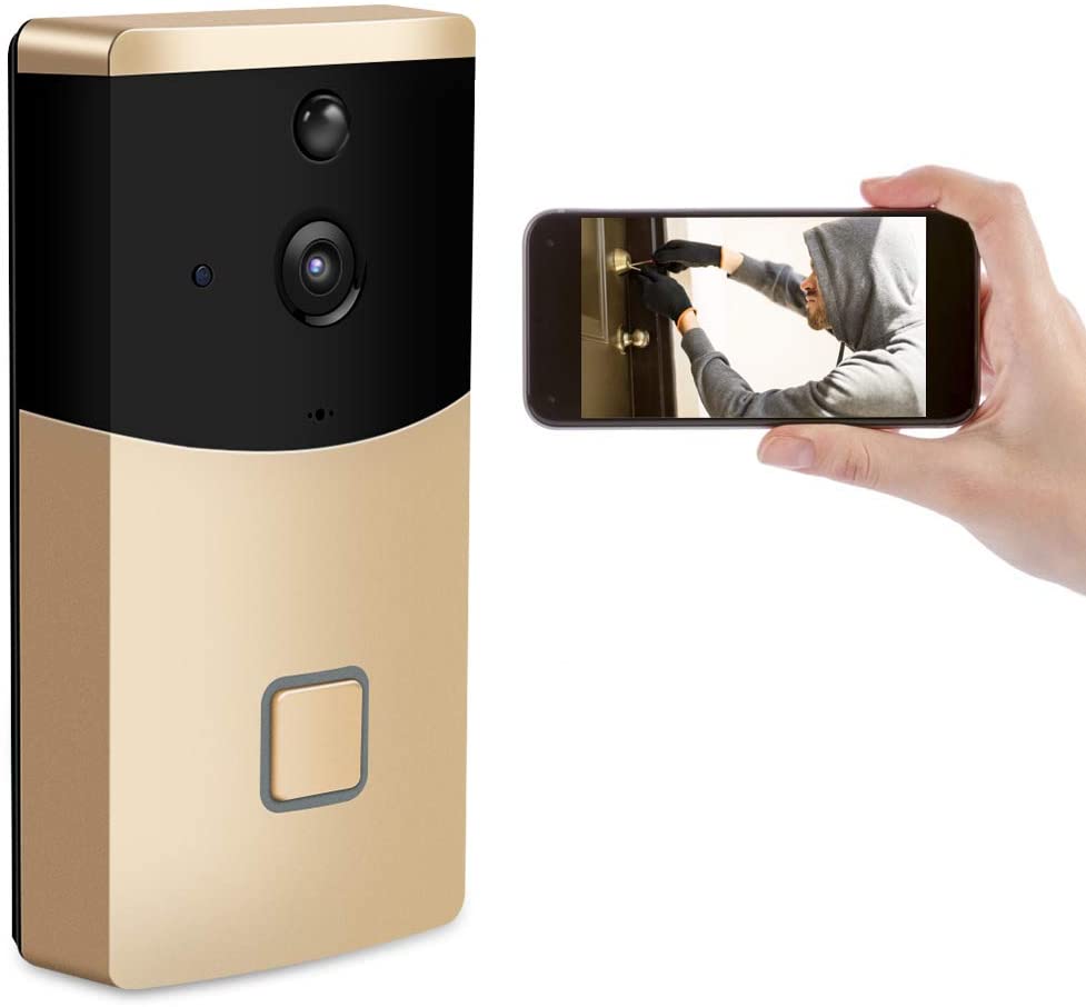 Sonerie inteligenta cu camera, senzor de miscare, Wi-Fi si vizionare de pe Smartphone