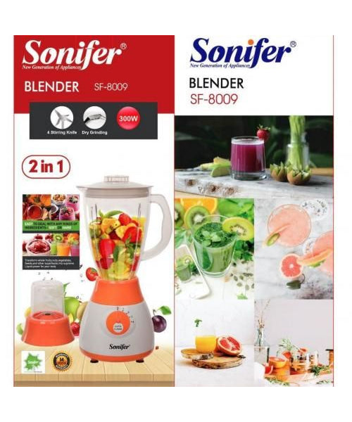 Blender electric 2 in 1 Sonifer SF-8009  300W 1.5 L