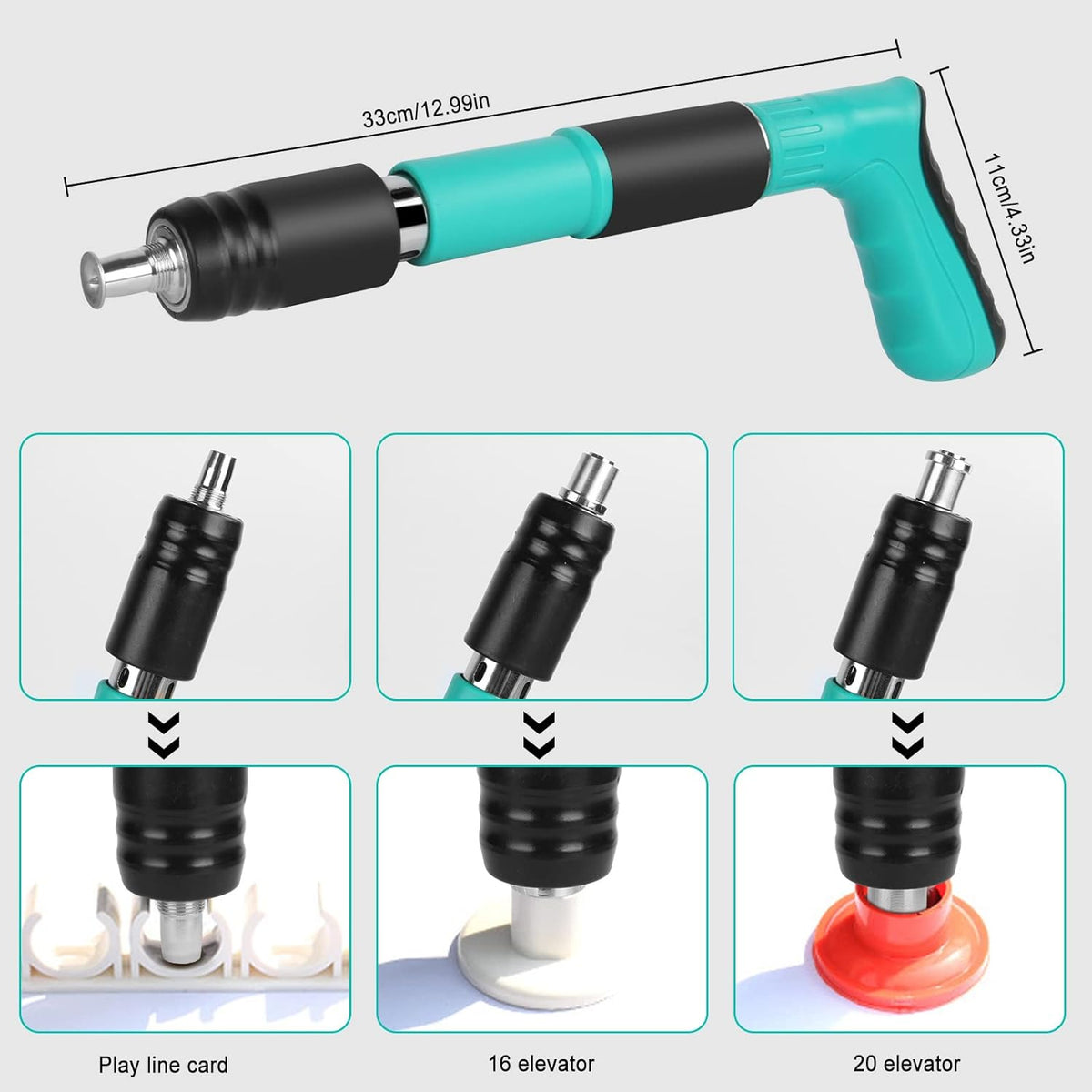 Pistol manual pentru fixarea cuielor pe perete