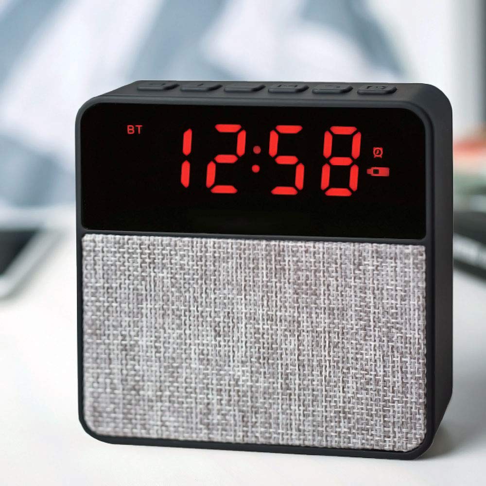 Radio portabil cu Ceas, Alarma si Bluetooth