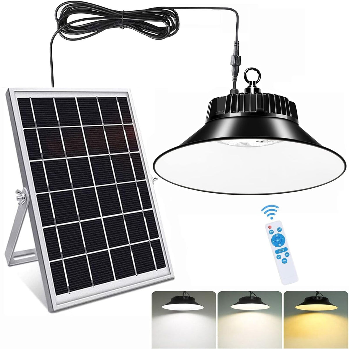 Lampa Solara LED 100/150W  de Hala cu Panou Solar