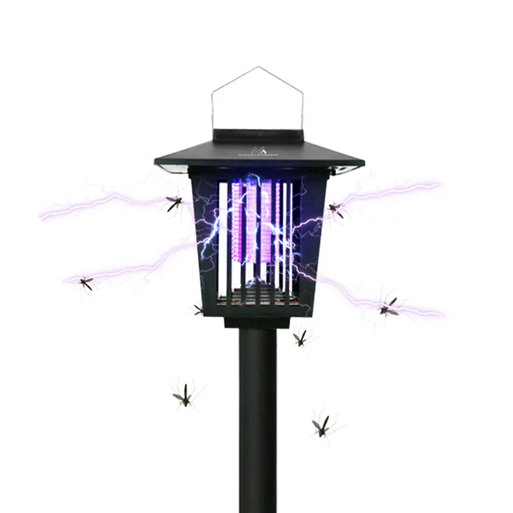 Lampa solara antiinsecte pentru gradina cu lumina led