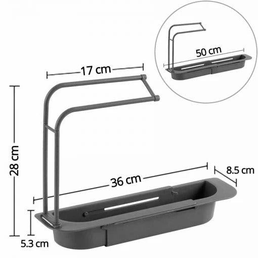 Organizator reglabil pentru chiuvete