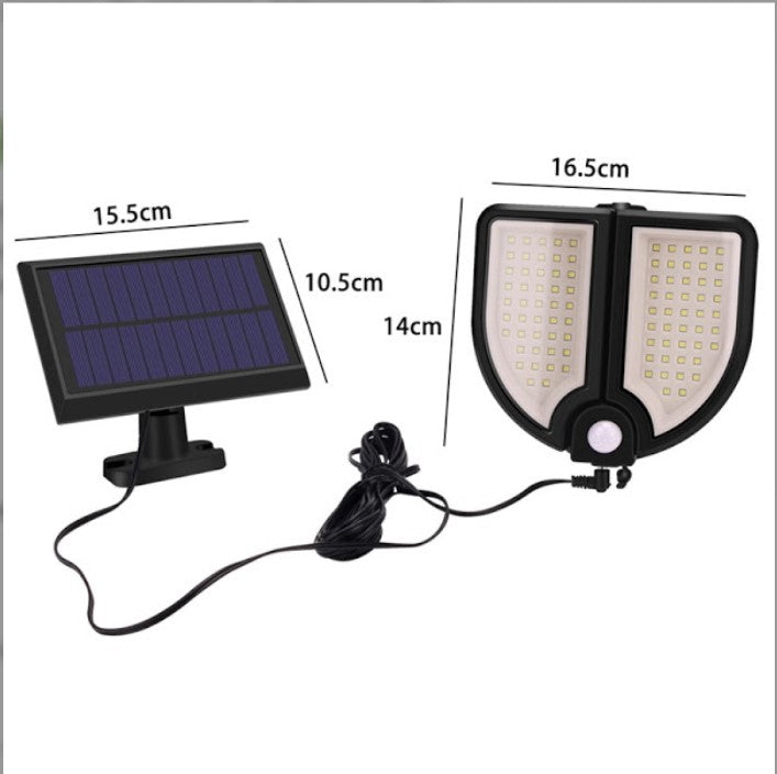 Lampa solara 90 LED, senzor de miscare, telecomanda