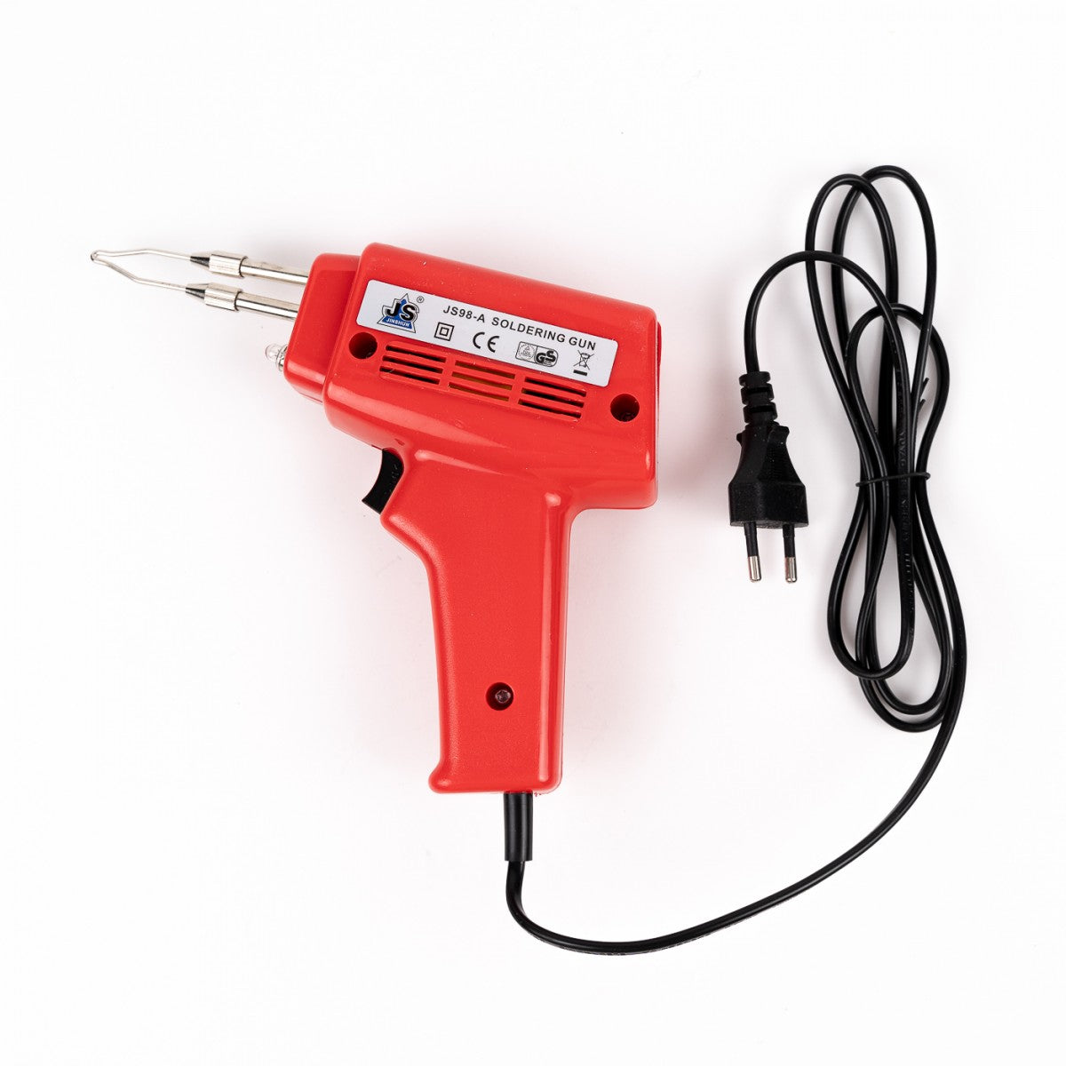 Pistol de lipit cu fludor, pentru electronisti, 100 W, 220-240 V, rosu