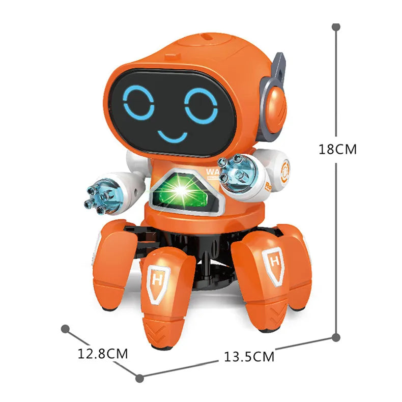 Robot interactiv pentru copii, cu LED, danseaza si canta