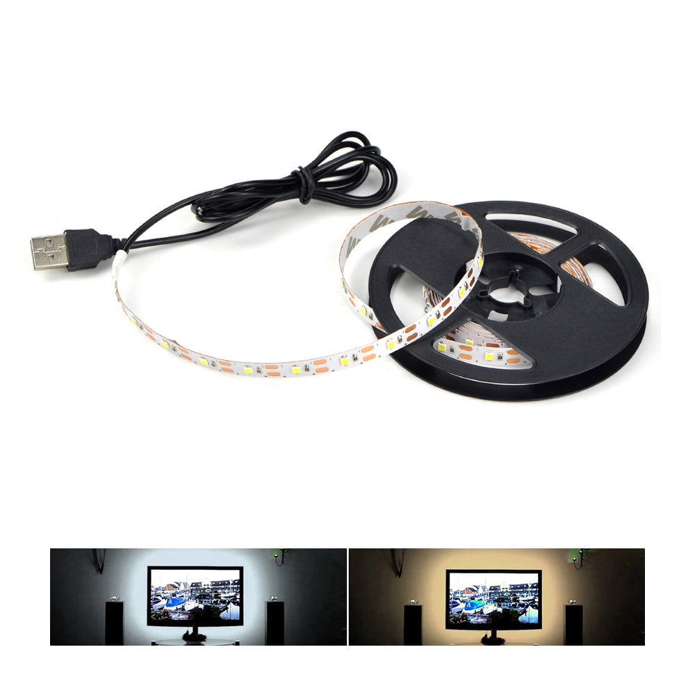 Banda LED Ambilight pentru iluminare fundal TV cu telecomanda si alimentare USB