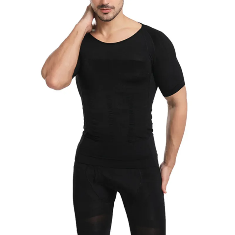 Tricou de slabit pentru barbati Slim&#39;n Lift, grad de compresie 140D