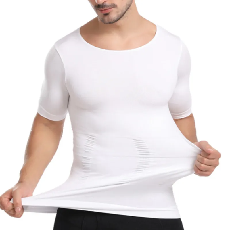 Tricou de slabit pentru barbati Slim&#39;n Lift, grad de compresie 140D