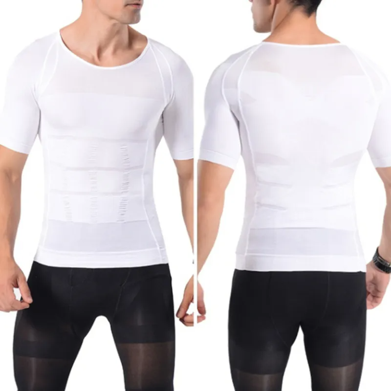 Tricou de slabit pentru barbati Slim&#39;n Lift, grad de compresie 140D