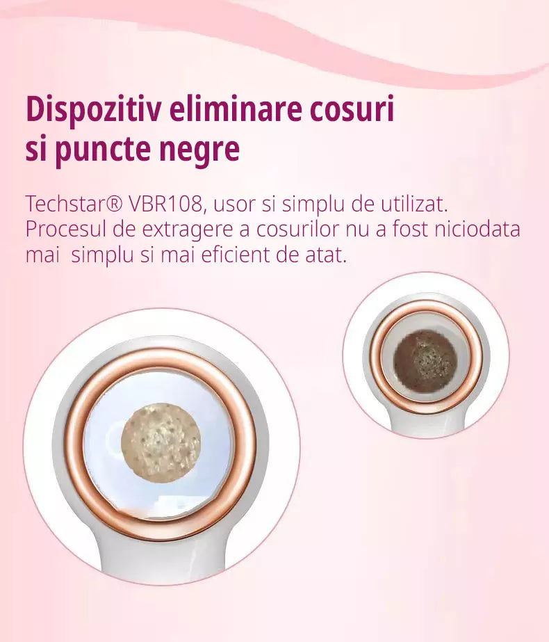 Aparat facial cu vacuum, extragere cosuri cu vizor pentru acnee si puncte negre