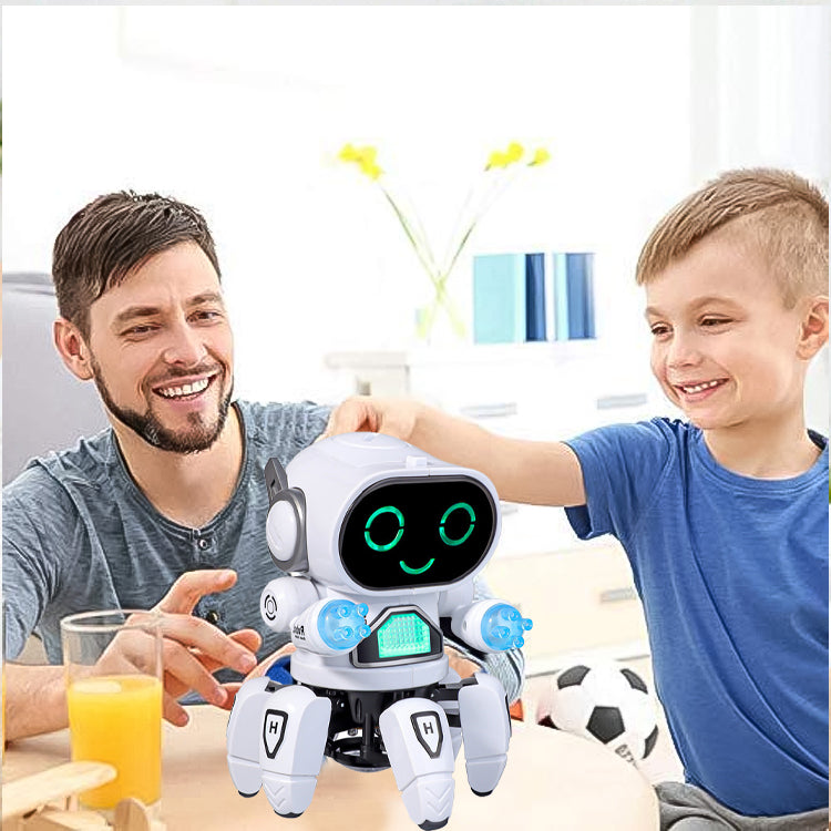 Robot interactiv pentru copii, cu LED, danseaza si canta