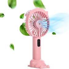 Mini ventilator de birou cu pulverizare apa, 3-în-1