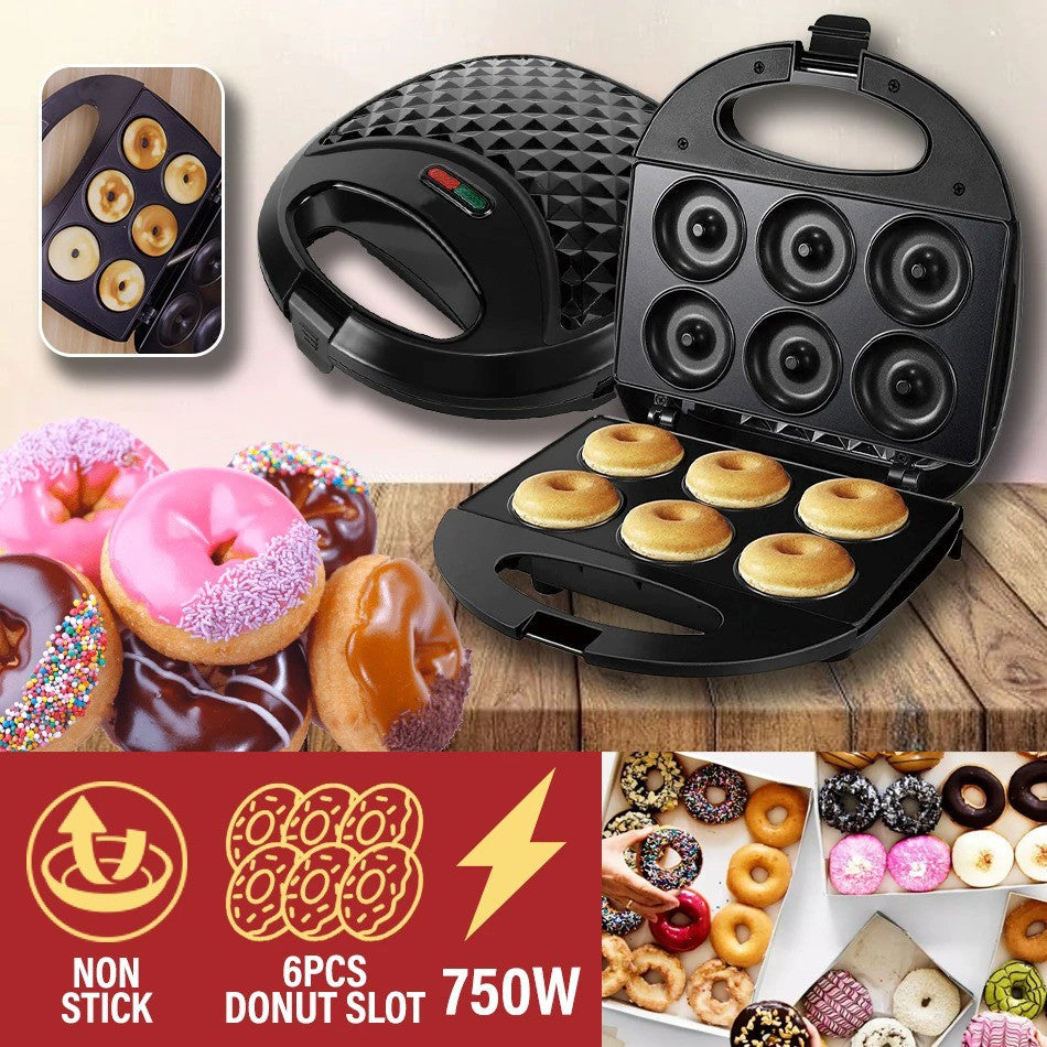 Aparat electric pentru 6 gogosi, Sonifer Donut Maker