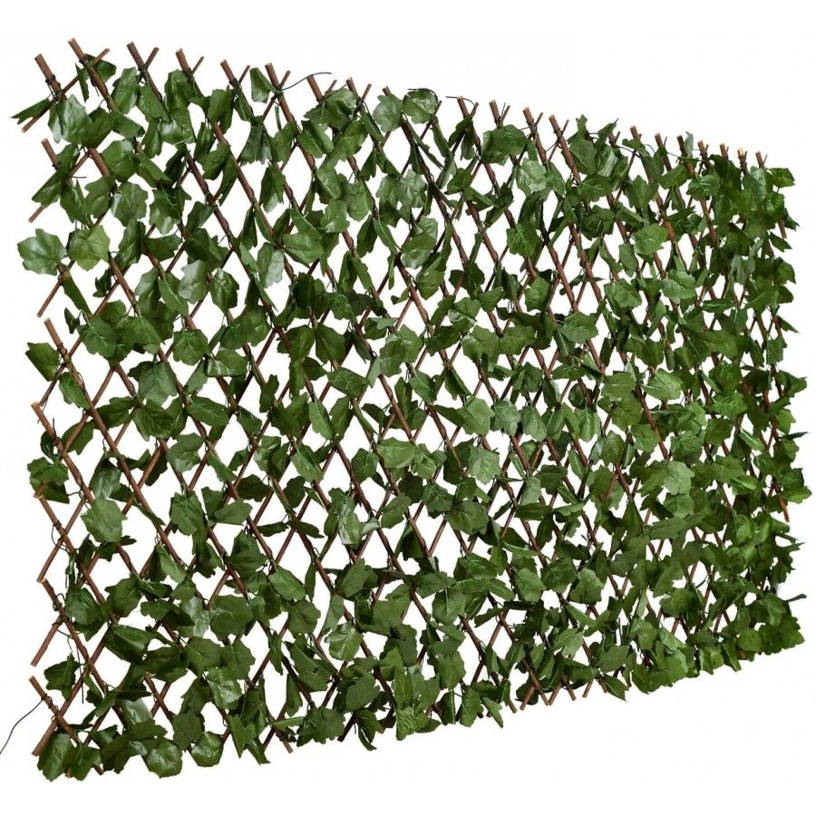 Gard viu artificial extensibil, vesnic verde, 220x70 sau 120x120