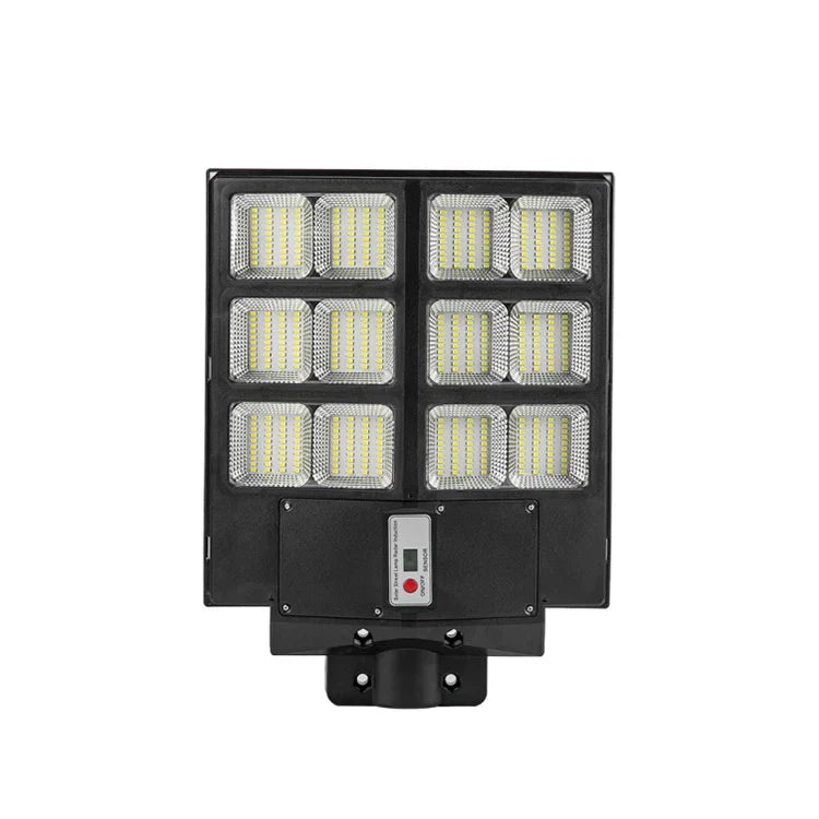 Lampa solara stradala JORTAN 600W/800W/1000W, Telecomanda, suport metalic