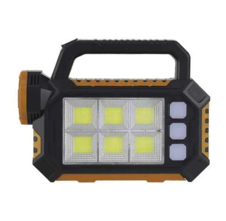 Lanterna cu lampa solara 6 LED COB, 1200 mAh, USB