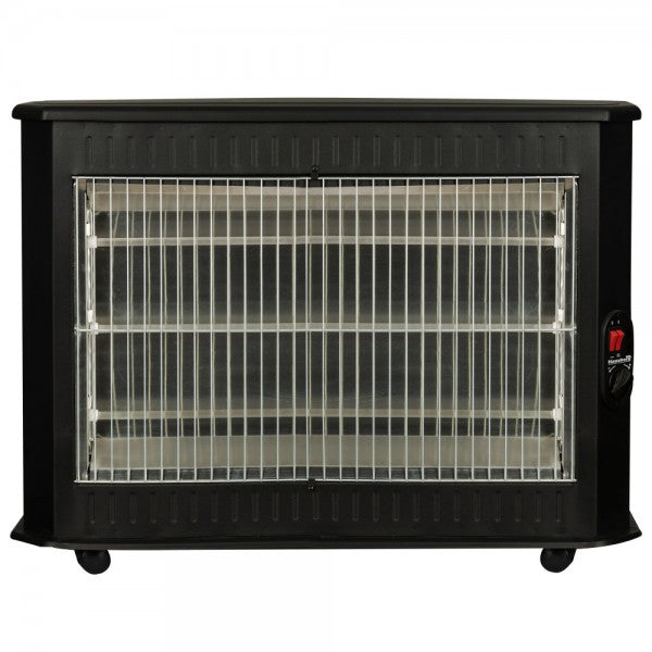 Radiator quartz Hausberg HB 8850, 2000 W, 3 rezistente quartz, 2 trepte de putere