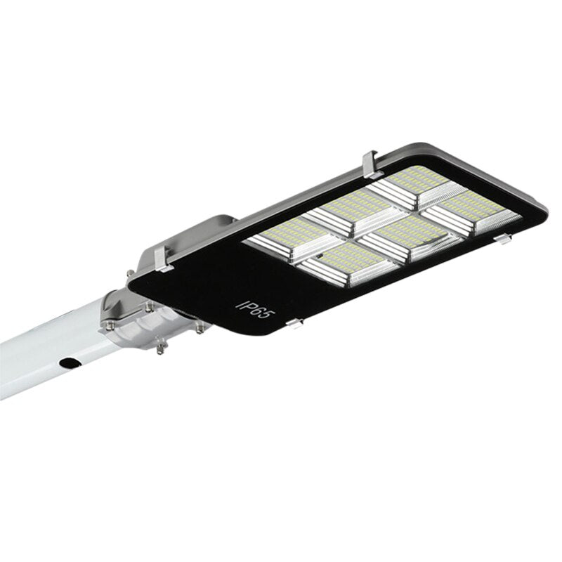 RESIGILAT - Lampa solara stradala LED SMD, cu panou solar, telecomanda si brat montare