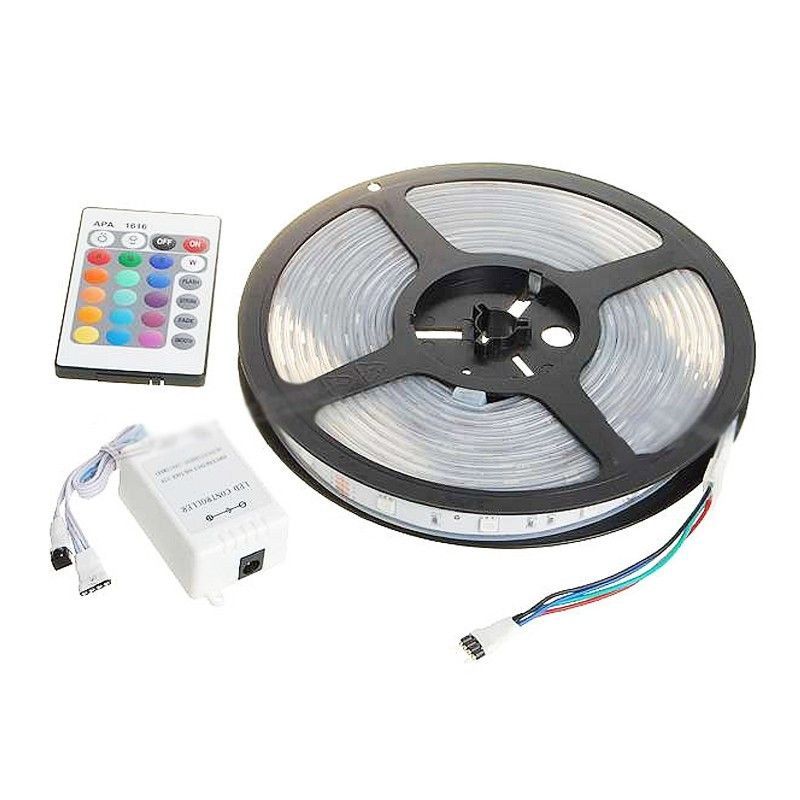 Banda LED RGB multicolor cu telecomanda 5 metri - Tenq.ro