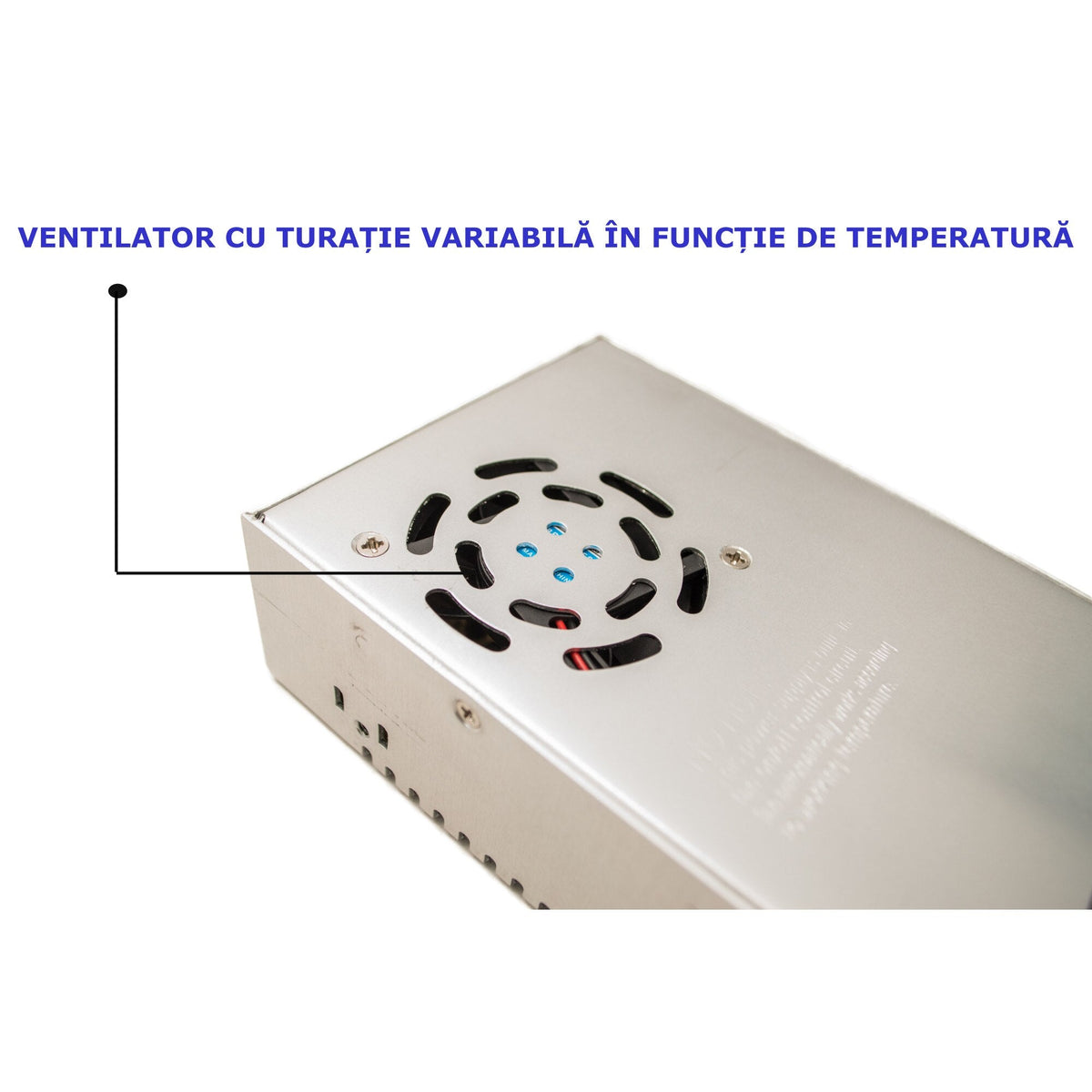 Sursa alimentare profesionala 12V 30A sau 40A comutatie carcasa metalica cu ventilator