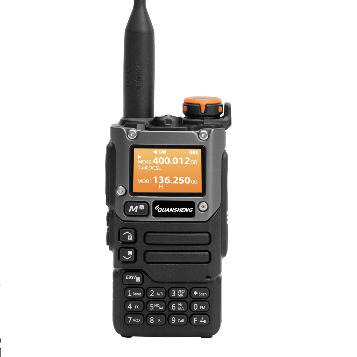 Statie Radio emisie-receptie Walkie Talkie Quansheng UV-K5 5W, UHF, VHF, DTMF, FM Dual Band Two Way Radio, NOAA Weather Alarm