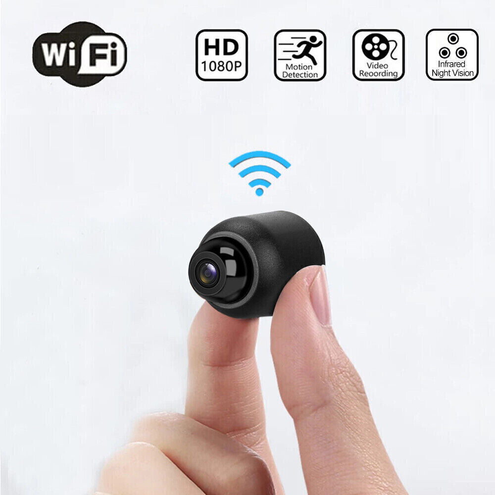 Mini camera supraveghere X5, WIFI, Full HD, View 160 grade, control din aplicatie, senzor miscare, vizionare pe timp de noapte