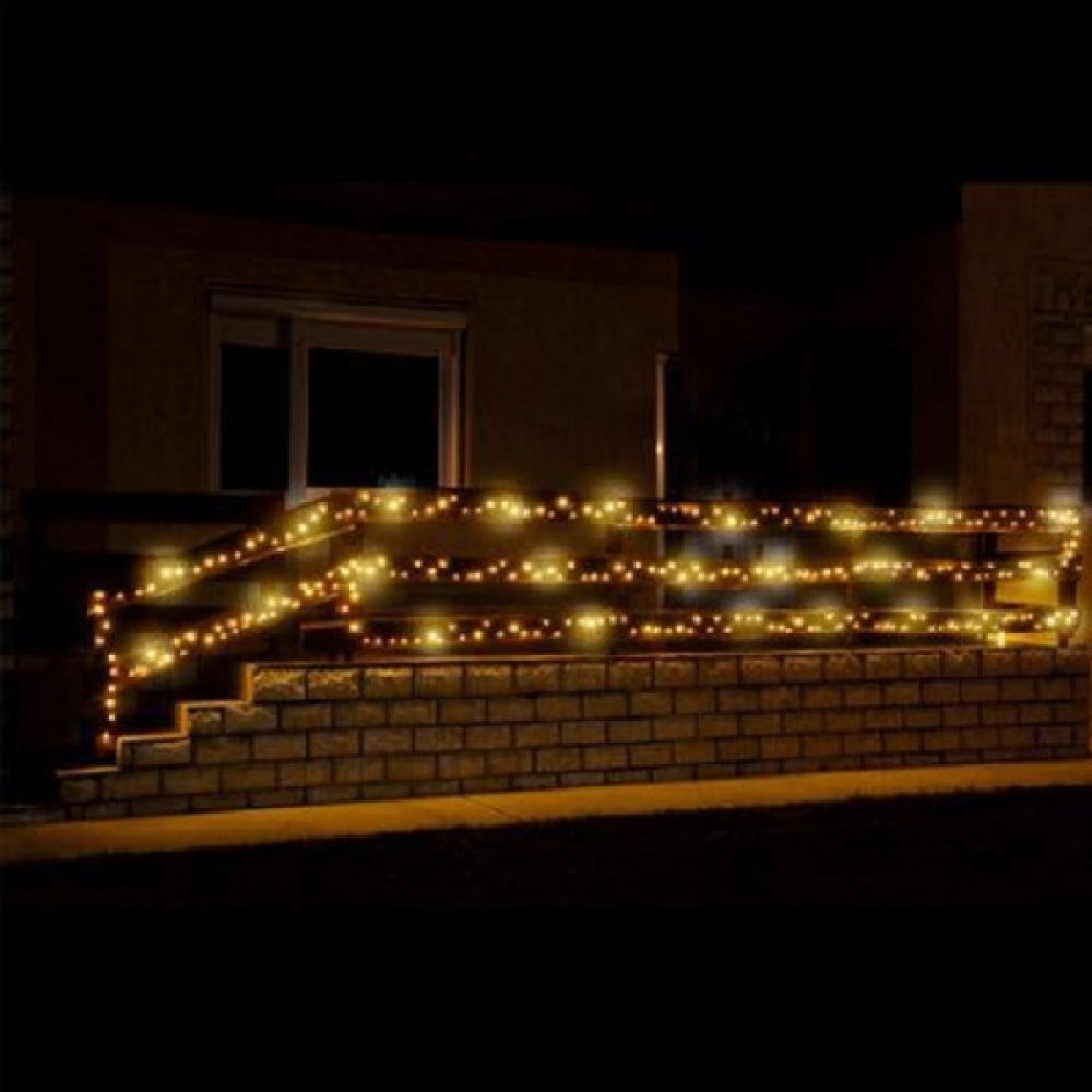 Instalatie de Craciun, tip liniara, pentru exterior, 1000 led-uri, 100m, diverse culori