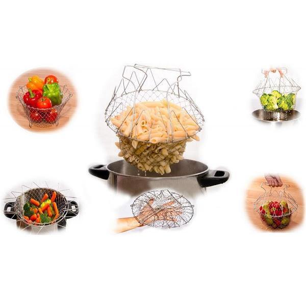 Oferta 1+1 Gratis. Cos multifunctional 12 in 1 Chef Basket - Tenq.ro