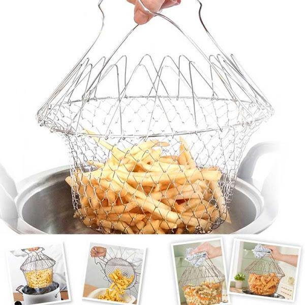 Oferta 1+1 Gratis. Cos multifunctional 12 in 1 Chef Basket - Tenq.ro