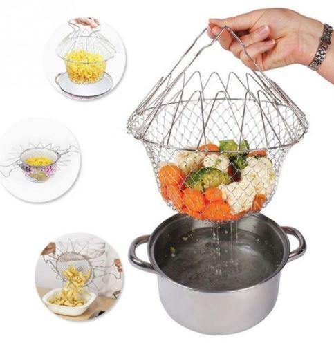 Oferta 1+1 Gratis. Cos multifunctional 12 in 1 Chef Basket - Tenq.ro