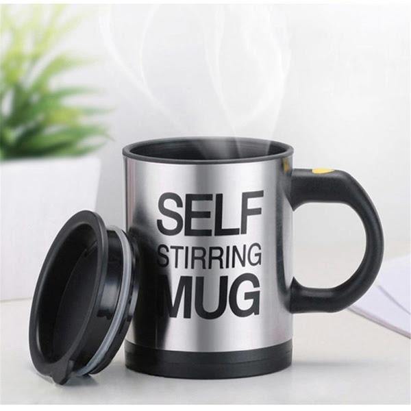 Cana cu amestecare automata Self-Stirring Mug - Tenq.ro