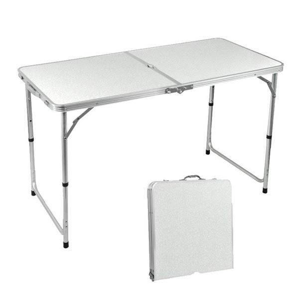 Masuta pliabila picnic din aluminiu 60 x 120 cm - Tenq.ro