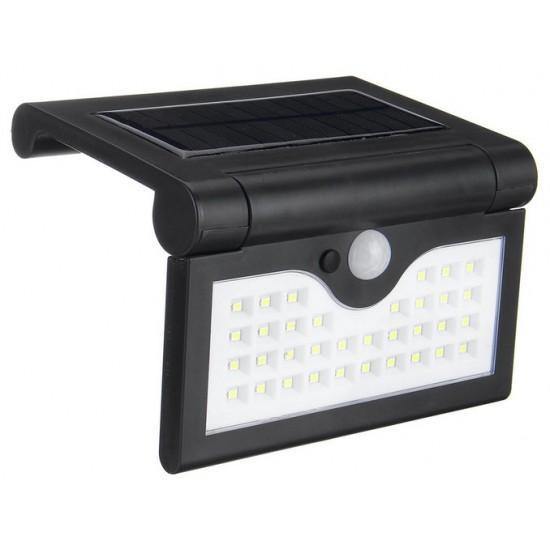 Lampa solara 34 LED, unghi reglabil, senzor miscare - Tenq.ro