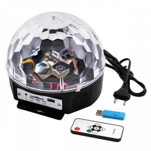 Proiector Disco Led Magic Ball Light cu telecomanda si Redare Audio MP3 - Tenq.ro